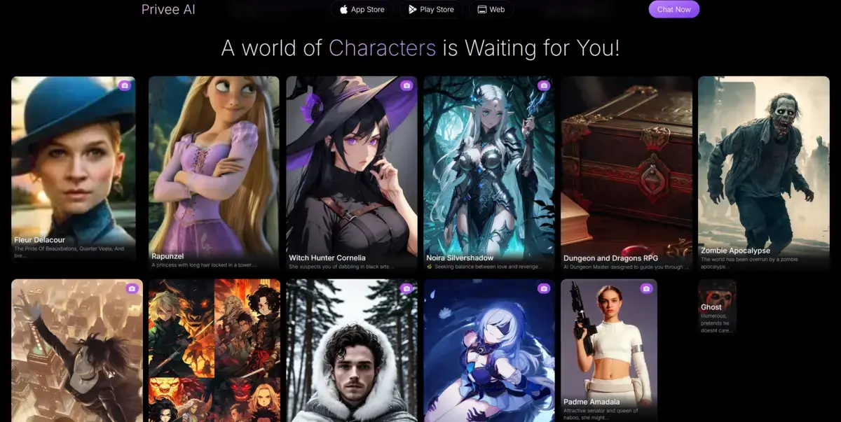 Privee AI app interface preview